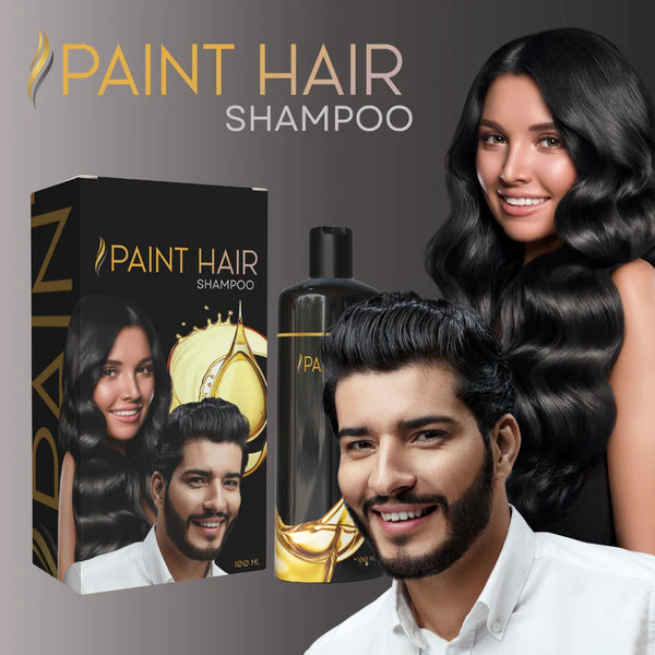 (Produto Original) Shampo de Tintura Paint Hair® + Escova Alisadora - Compre e Ganhe Brinde Apenas Hoje