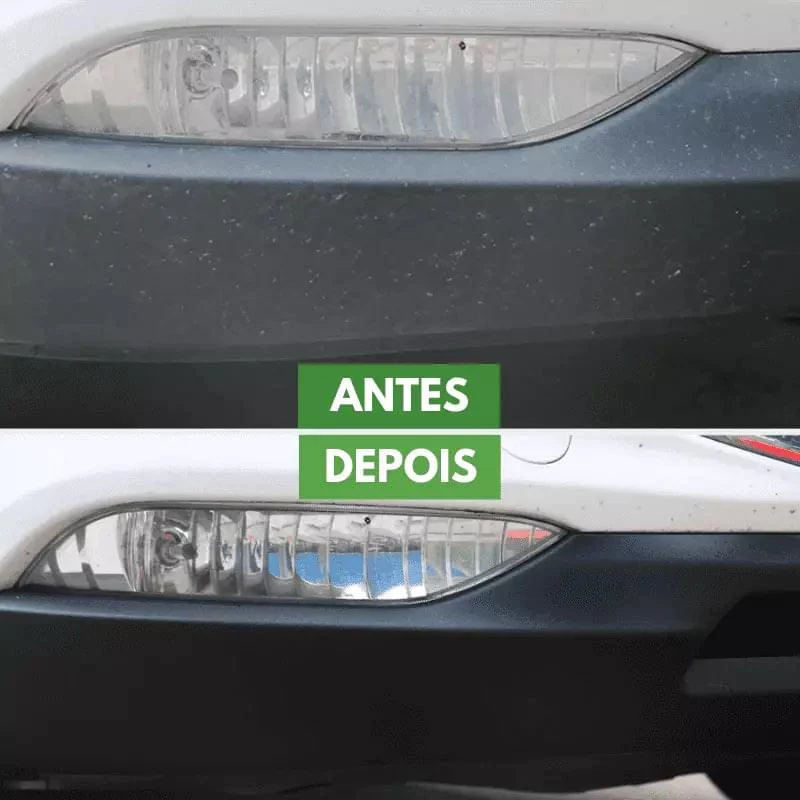 Spray restaurador automotivo - Revitalizador de plástico e couro para moto e carro