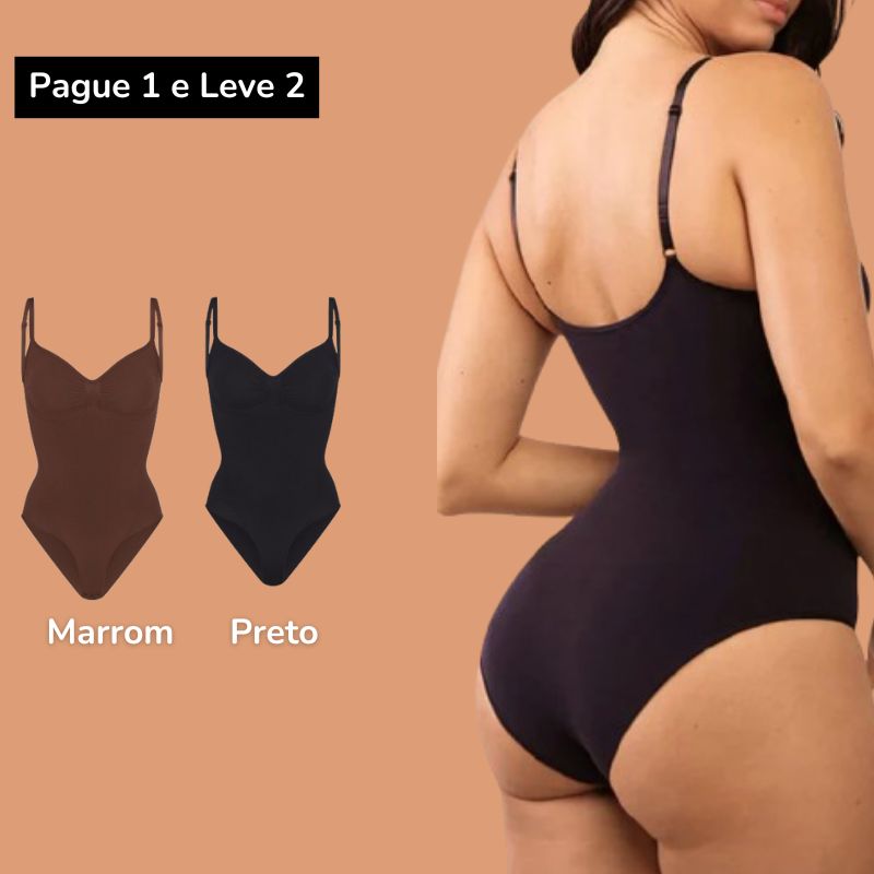 (Pague 1 e Leve 2) Body Modelador ShaperFit