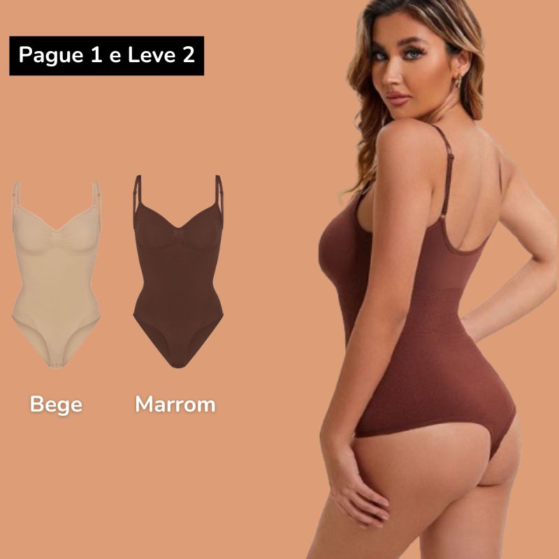 (Pague 1 e Leve 2) Body Modelador ShaperFit