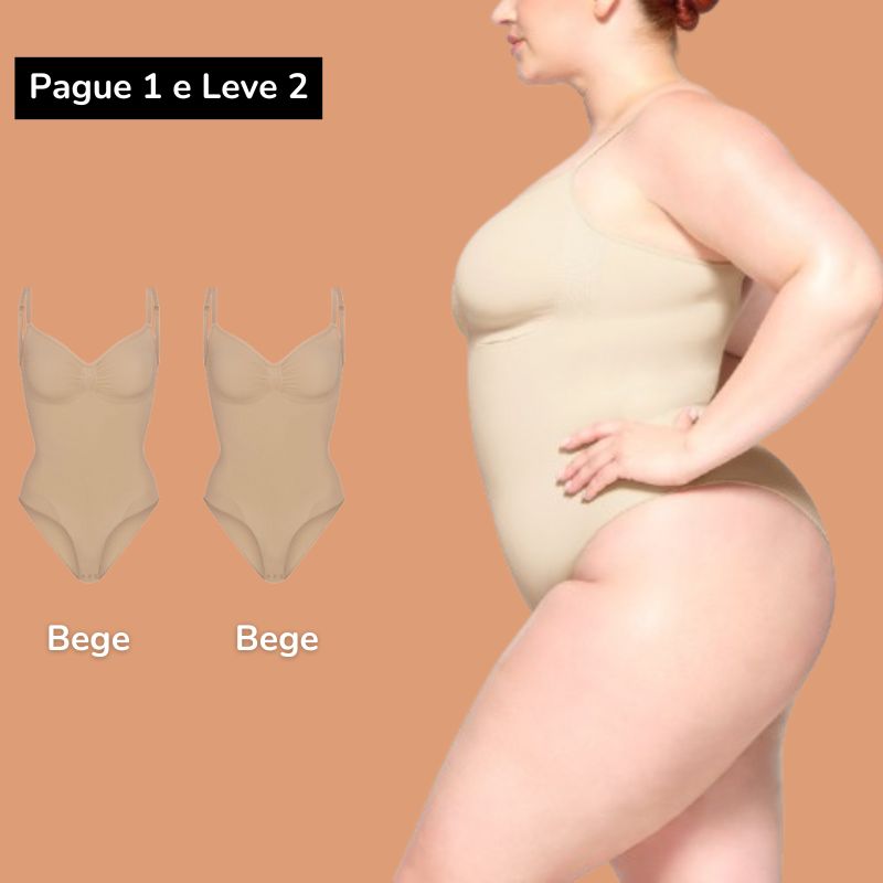 (Pague 1 e Leve 2) Body Modelador ShaperFit