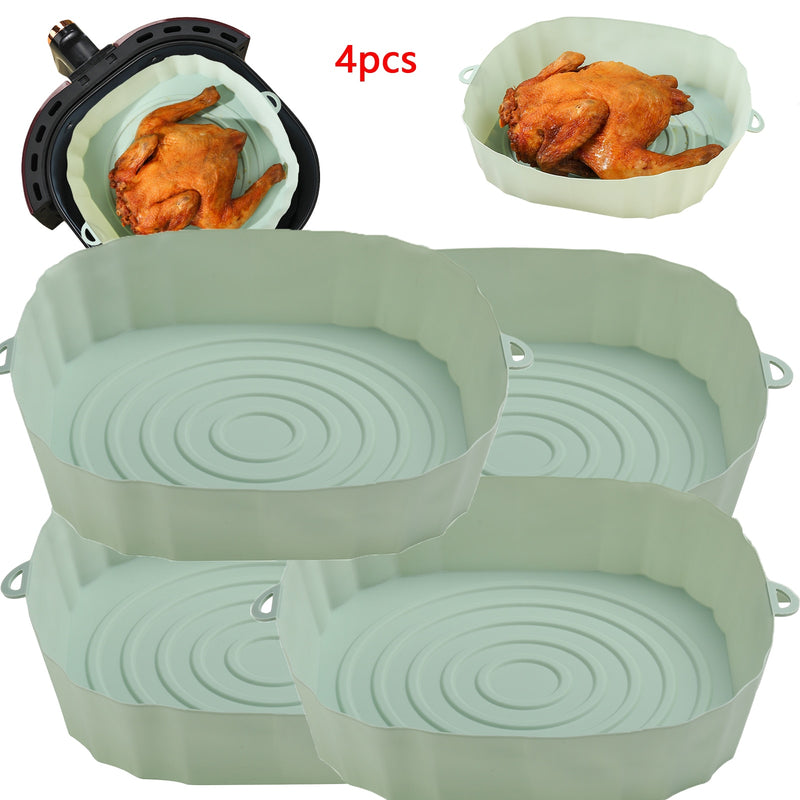 (Pague 1 e Leve 4) Película AirFryer De Silicone Anti Sujeira