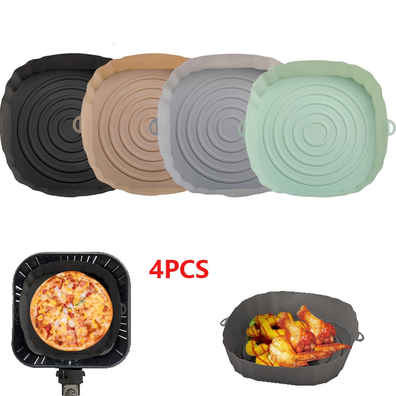 (Pague 1 e Leve 4) Película AirFryer De Silicone Anti Sujeira